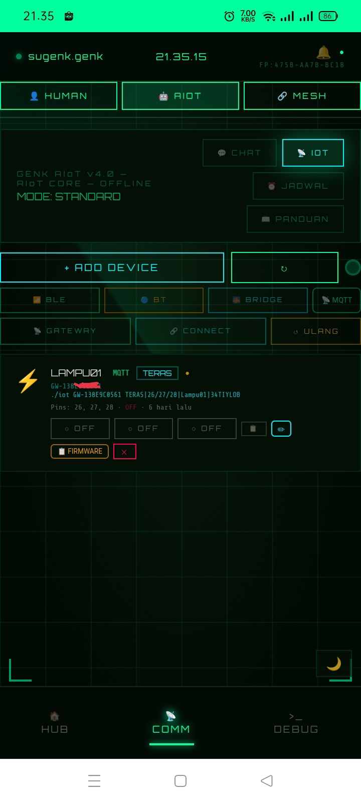 Screenshot APK SUGENK WAVE - Chat